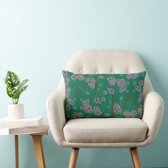 Rectangle Branches particulières Lumbar Coussin (Chaise)