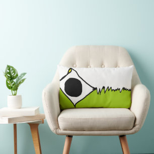 Rectangle "Broken Kite" Grass Fun Abstrait - Coussin graphiq