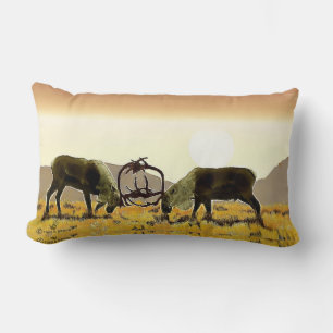 Rectangle Caribou Duel Lumbar Coussin