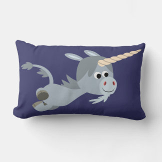 Rectangle Caricature Cute Unicorn Dans Un Coussin Vite
