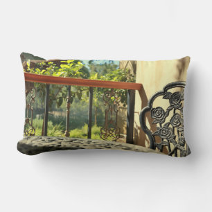 Rectangle Carreau italien de coussin de patio de villa de