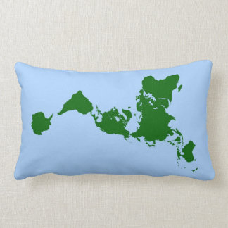 Rectangle Carte de Dymaxion - coussin lombaire