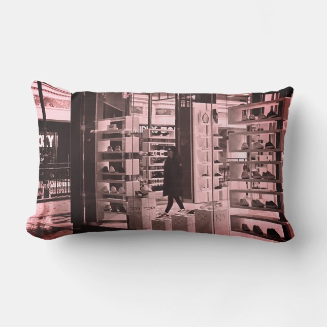 Rectangle Centre de Mall de Shopping Stylé Coussin de Chauss (Recto)