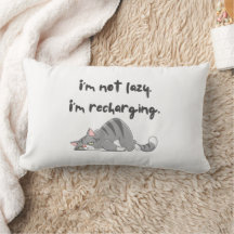 Chat - Je ne suis pas un Coussin paresseux