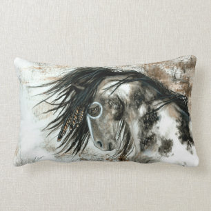 Rectangle Cheval de Pinto par le coussin de BiHrLe
