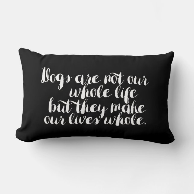 Rectangle Chien adorable - coussin (Recto)