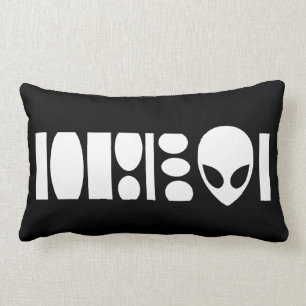 Rectangle code barres étranger ! Coussin