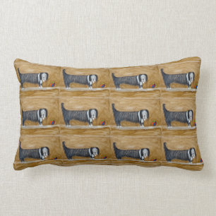 Rectangle Colley et coussin barbus de boule