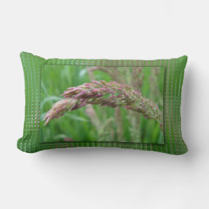 Rectangle Comment l'herbe grandit Coussin