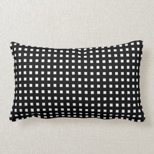 Rectangle Contrôle blanc sur le rétro coussin lombaire noi