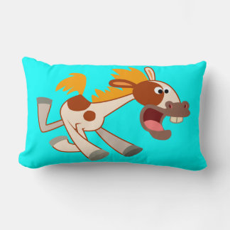 Rectangle Coussin animé Cartoon Pinto Horse Lumbar