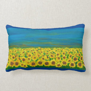 Rectangle Coussin artistique ukrainien pacifique