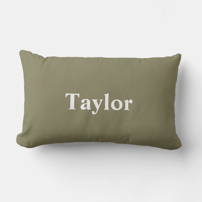 Rectangle Coussin avec nom personnalisé (Recto)