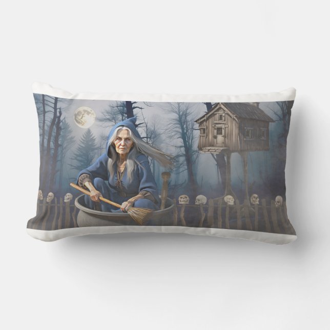 Rectangle Coussin Baba Yaga (Recto)
