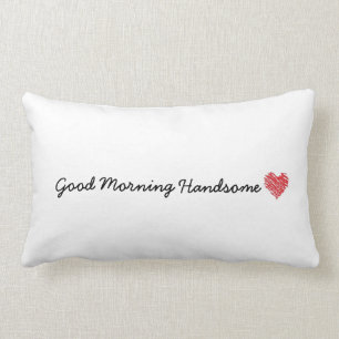 Rectangle Coussin beau bonjour
