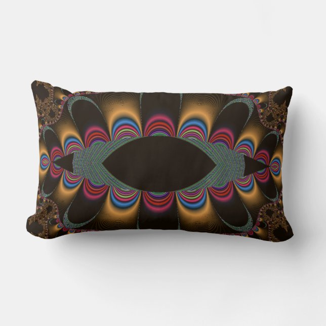 Rectangle Coussin Black & Gold - pour personnaliser (Recto)