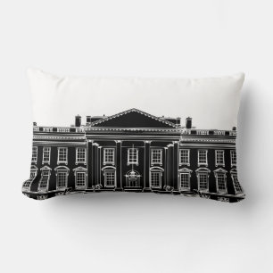 Rectangle Coussin Black Whitehouse Lumbar