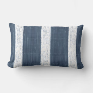 Rectangle Coussin bleu Lumbar de marine