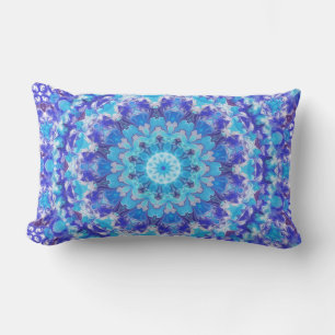 Rectangle Coussin Blue Mandala Lumbar