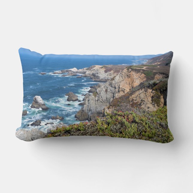 Rectangle Coussin Bodega Head Rugged Coast et Trail Lumbar (Recto)