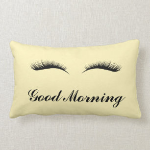 Rectangle Coussin bonjour/bonne nuit