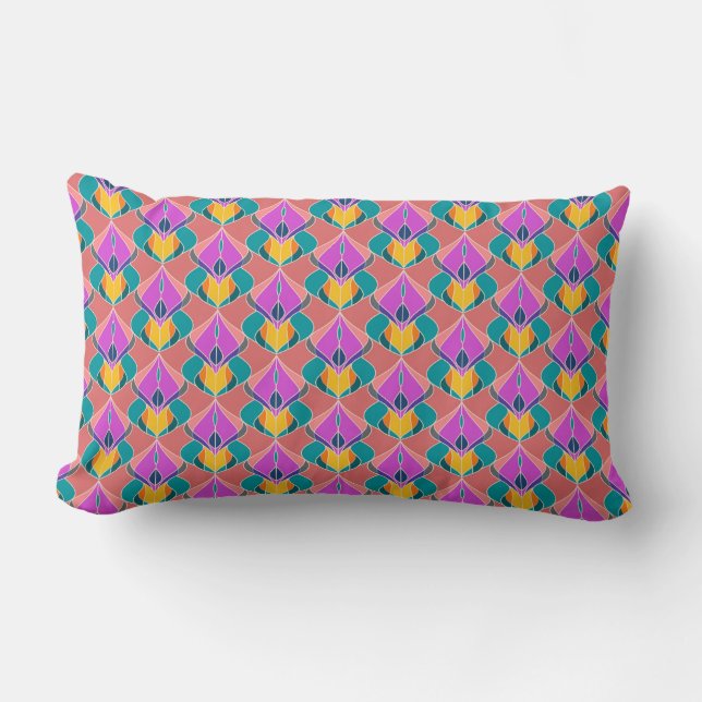Rectangle Coussin Carnaval de Couleurs (Recto)