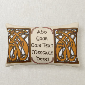 Rectangle Coussin Celtic Dogs Lumbar