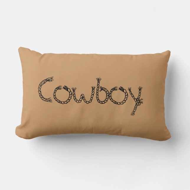 Rectangle Coussin - cowboy (Recto)
