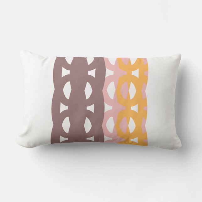 Rectangle coussin d'accent de conception abstrait (Recto)