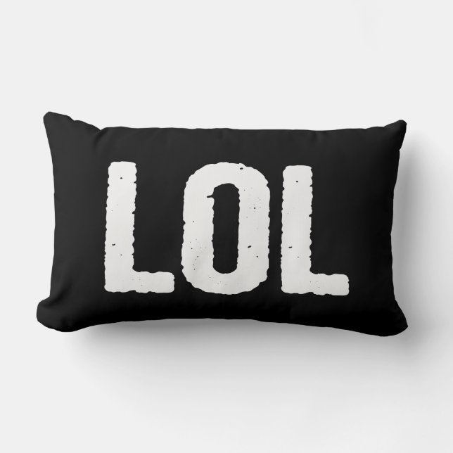 Rectangle Coussin d'accent de LOL (Recto)