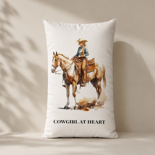 Rectangle Coussin d'accent de style western pour chambre d'é (Créateur téléchargé)