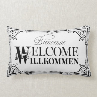 Rectangle Coussin d'accueil de cru d'amusement -
