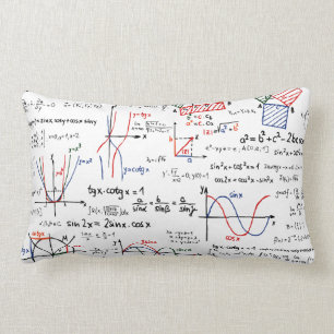 Rectangle Coussin d'aide-mémoire de mathématiques