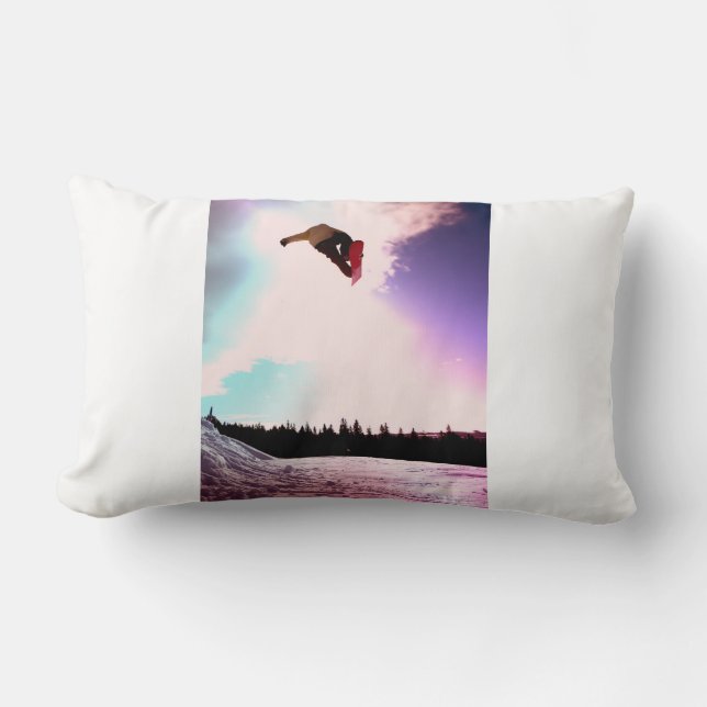 Rectangle Coussin d'air de surf des neiges (Recto)