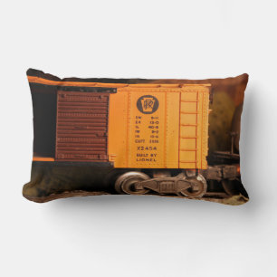 Rectangle Coussin d'après-guerre de train de wagon couvert