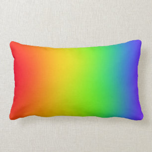 Rectangle Coussin d'arc-en-ciel