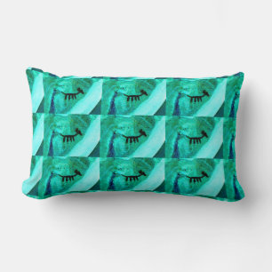 Rectangle coussin d'art rock amérindien