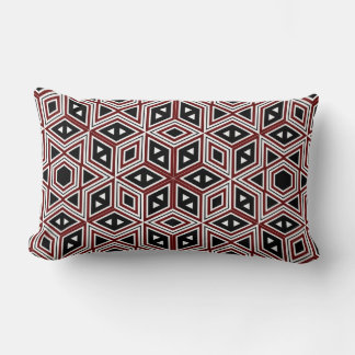 Rectangle Coussin d'art sans fil Motif rétro #2