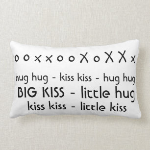 Rectangle Coussin de baiser de baiser d'étreinte d'étreint
