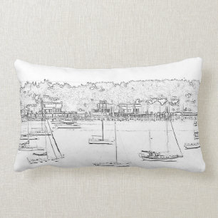 Rectangle Coussin de bateau à voile