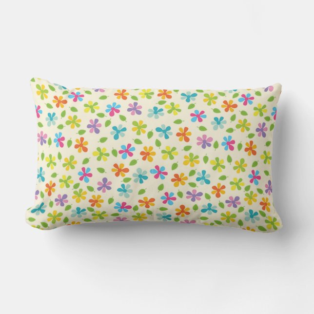Rectangle Coussin de bébé coloré (Recto)