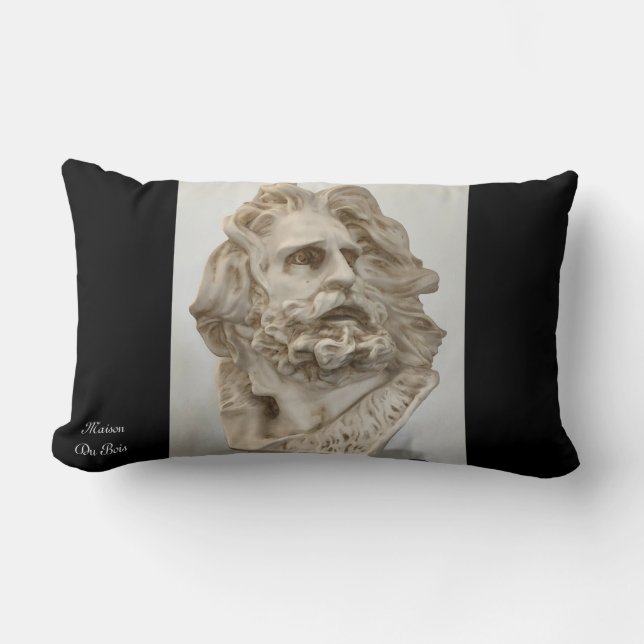 Rectangle Coussin De Bois De Bois De Bois (Recto)