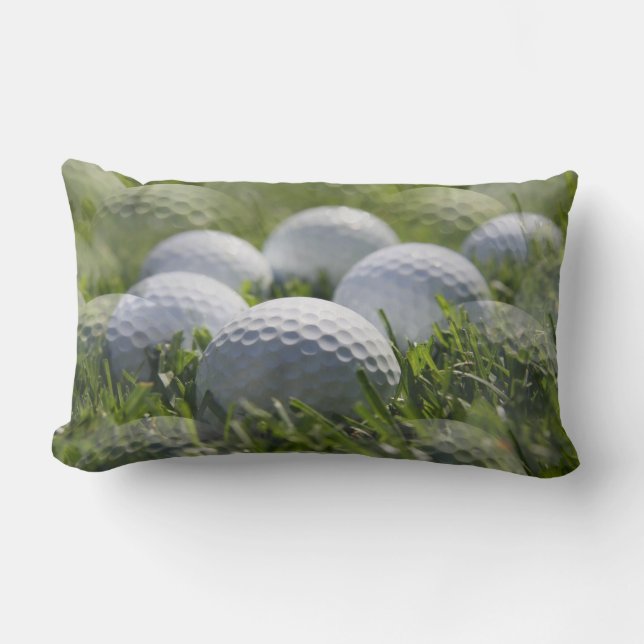 Rectangle Coussin de boules de golf (Recto)