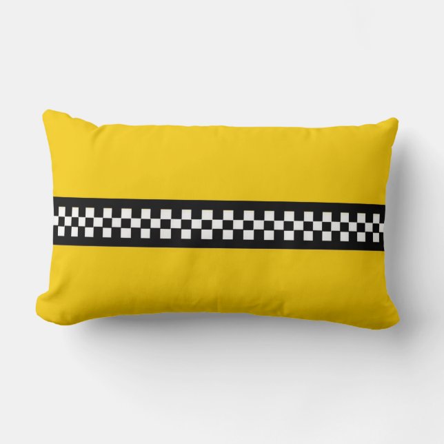 Rectangle Coussin de cabine jaune (Recto)