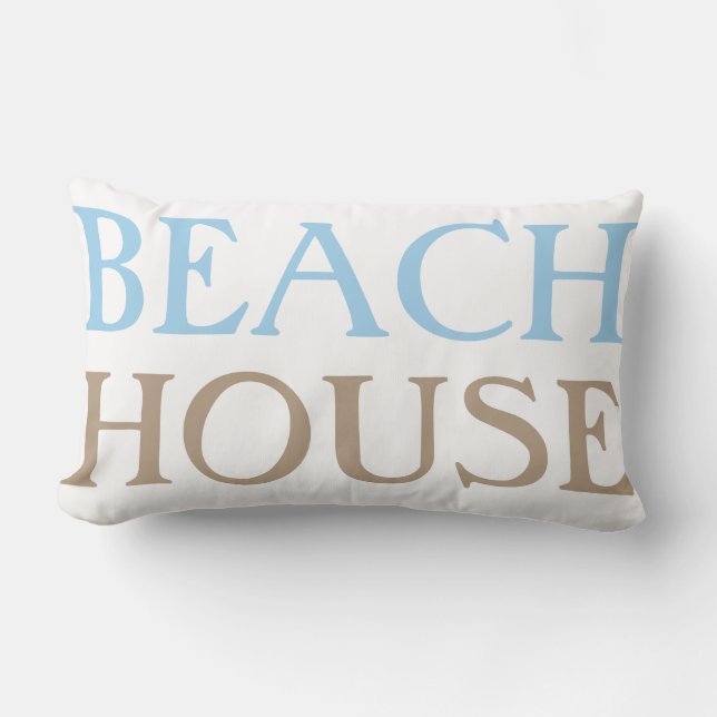 Rectangle Coussin de Chambre de plage (Recto)