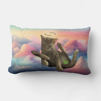 Rectangle Coussin de chat d'ange modeste