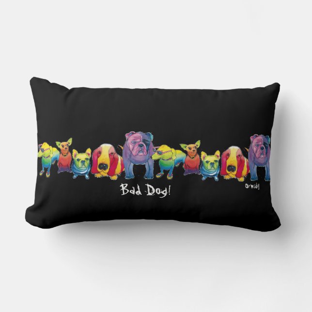 Rectangle Coussin de chien (Recto)