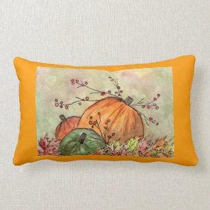 Rectangle Coussin de correction de citrouille