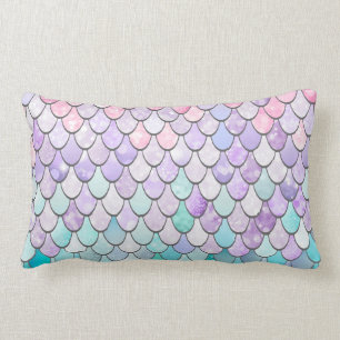 Rectangle Coussin de coussin de sirène pour le décor de