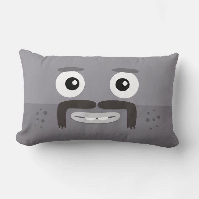 Rectangle Coussin de cowboy de BBSS (21" x13") (Recto)